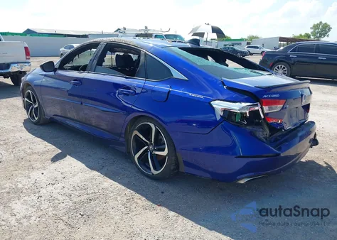 2021 Honda Accord Sport из США, поврежденный, VIN 1HGCV1F30MA069861
